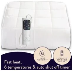 Dreamland Intelliheat Dual Control Mattress Protector-Double 17 Dreamland Intelliheat Dual Control Mattress Protector-Double -Habitat 3114869 R Z004A
