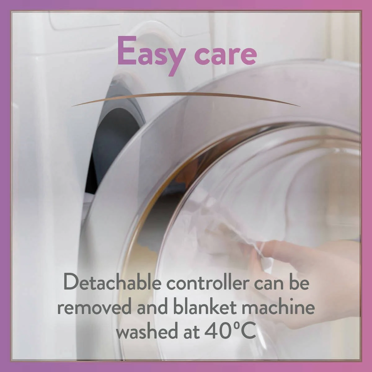 Slumberdown Warm Hugs Electric Blanket - Small Single 11 Slumberdown Warm Hugs Electric Blanket - Small Single - Image 9