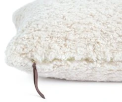 Habitat Faux Shearling Cushion - Oatmeal - 60X40cm 11 Habitat Faux Shearling Cushion - Oatmeal - 60X40cm -Habitat 3136782 R Z003A