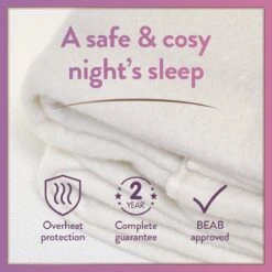 Slumberdown Warm Hugs Electric Blanket - Small Double -Habitat 3150658 R Z010A