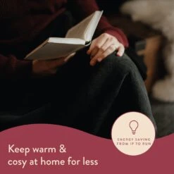 Dreamland Snuggle Up Black Heated Throw - Large 13 Dreamland Snuggle Up Black Heated Throw - Large -Habitat 3243699 R Z013A