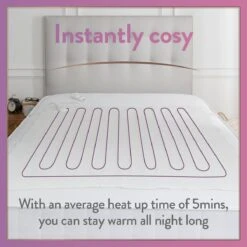 Slumberdown Warm Hugs Electric Blanket-King 19 Slumberdown Warm Hugs Electric Blanket-King -Habitat 3295771 R Z006A