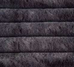 Habitat Ribbed Faux Fur Throw - Charcoal - 125X150cm 10 Habitat Ribbed Faux Fur Throw - Charcoal - 125X150cm -Habitat 3361320 R B001