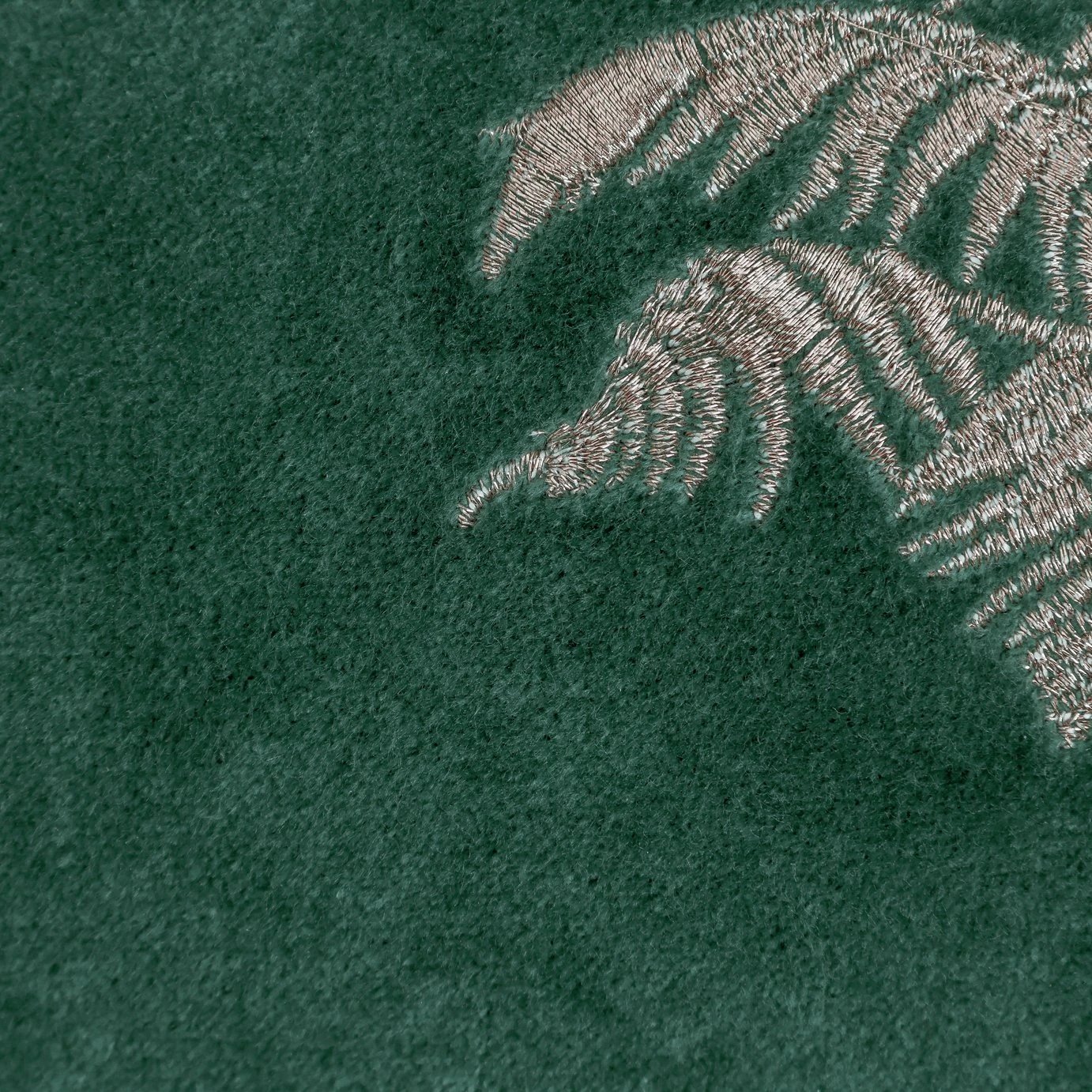 Habitat Embroidered Palm Cushion - Green -43X43cm 4 Habitat Embroidered Palm Cushion - Green -43X43cm - Image 2
