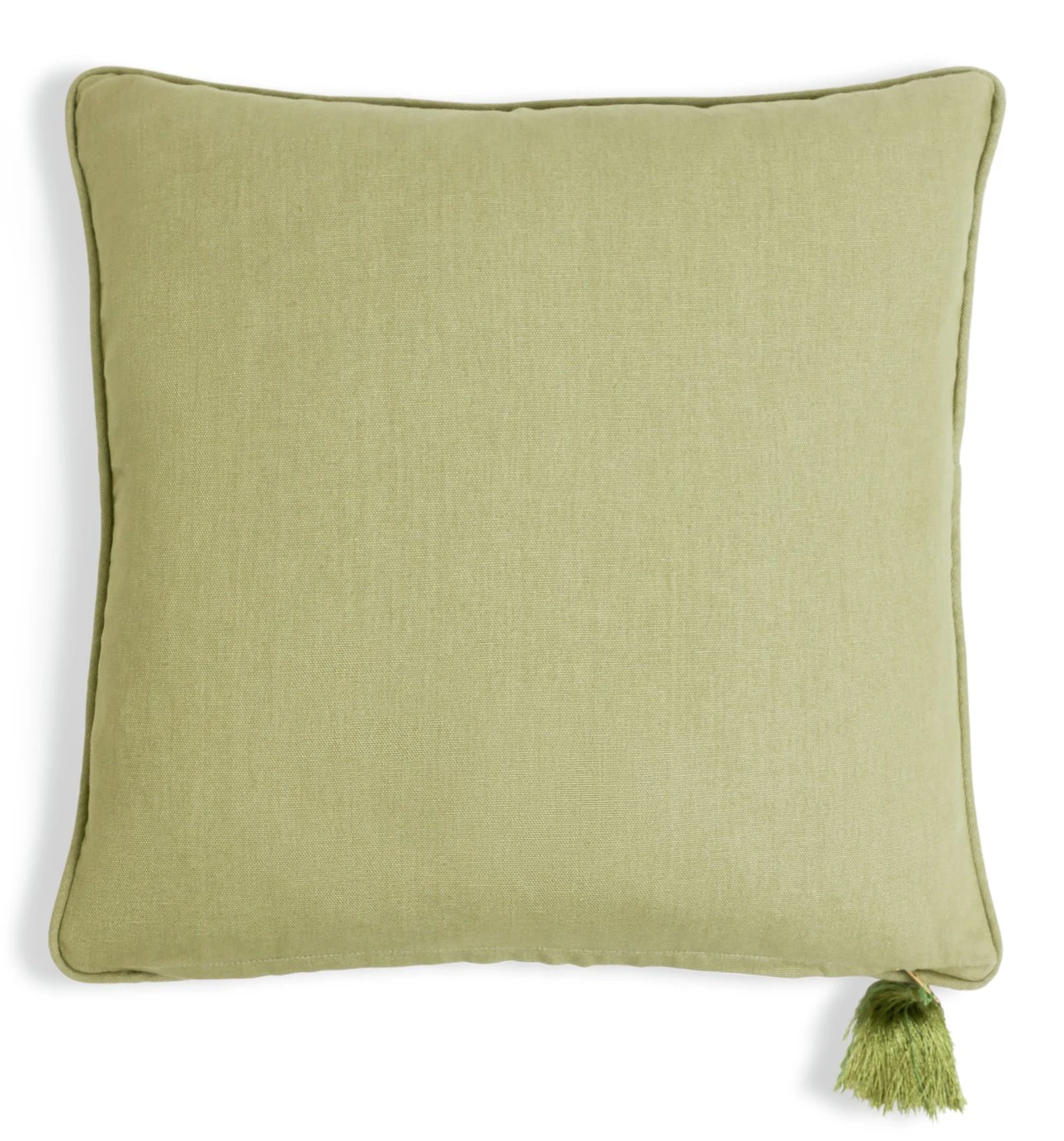 Habitat Embroidered Palm Cushion - Green -43X43cm 5 Habitat Embroidered Palm Cushion - Green -43X43cm - Image 3
