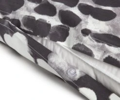 Habitat Cotton Bark Print Black & Grey Bedding Set - Double -Habitat 4095798 R Z004A