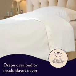 Dreamland Ivory Supersoft Dual Control Overblanket-King -Habitat 4463973 R Z006A