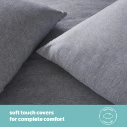 Silentnight Coverless 10.5Tog Grey Duvet & Pillowcase-Single 14 Silentnight Coverless 10.5Tog Grey Duvet & Pillowcase-Single -Habitat 4468624 R Z003A