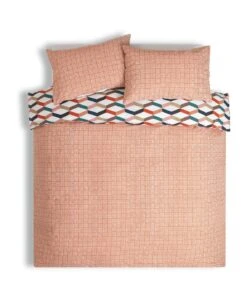 Habitat Geometric ZigZag Multicolour Bedding Set - Single 13 Habitat Geometric ZigZag Multicolour Bedding Set - Single -Habitat 4529257 R Z003A