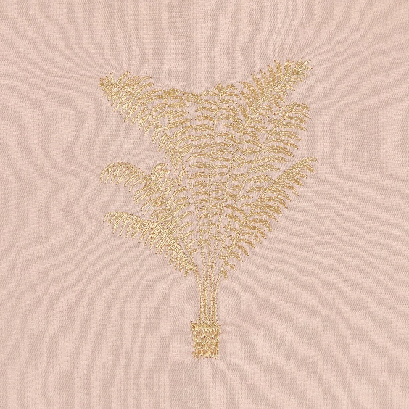 Habitat Embroidered Palm Pink Bedding Set - Single 4 Habitat Embroidered Palm Pink Bedding Set - Single - Image 2