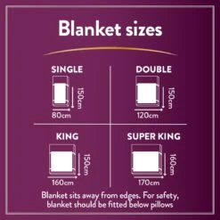 Slumberdown Perfeclty Warm Luxury Electric Blanket-Superking 24 Slumberdown Perfeclty Warm Luxury Electric Blanket-Superking -Habitat 4632113 R Z010A
