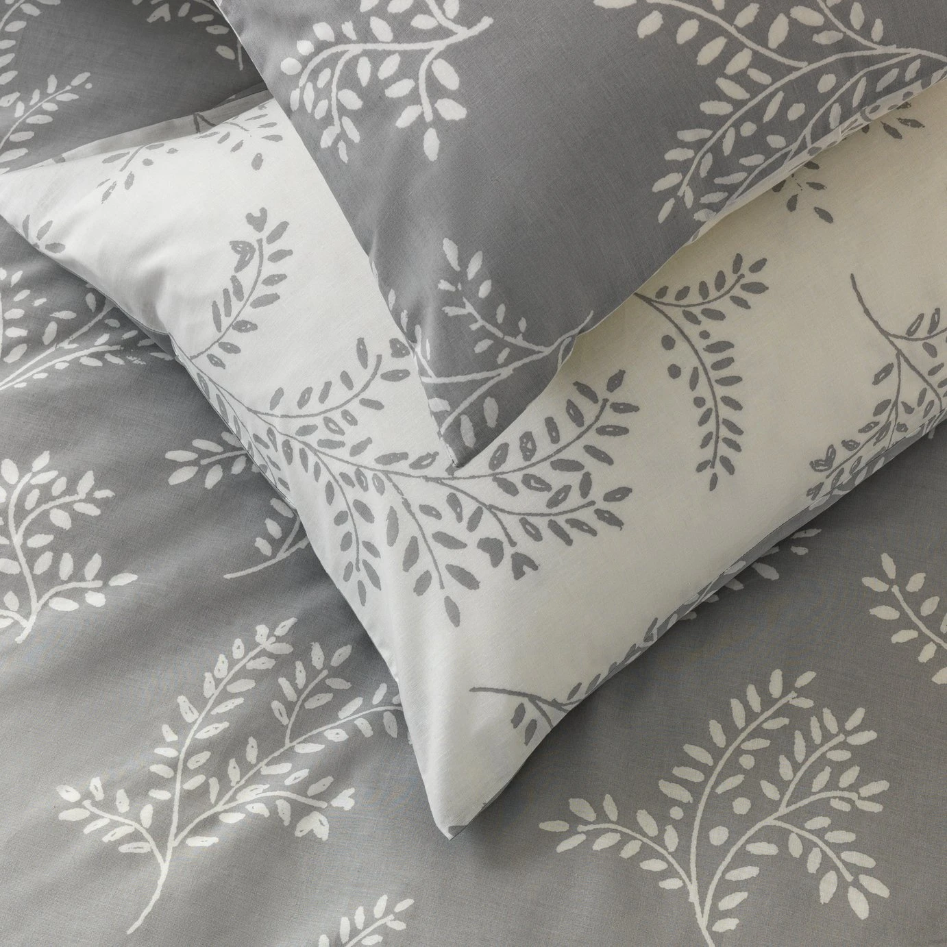 Habitat Floral Trail Grey Bedding Set - Single 6 Habitat Floral Trail Grey Bedding Set - Single - Image 4