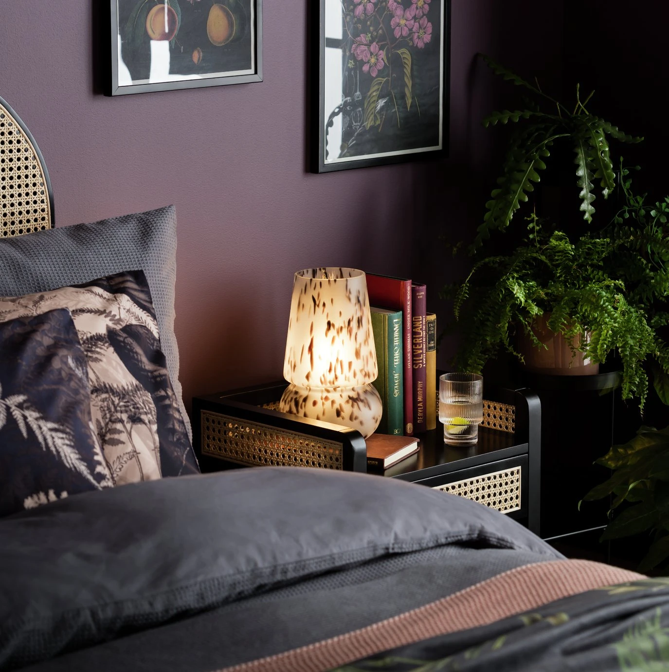 Habitat Rahnn Confetti Glass Table Lamp - Brown 3 Habitat Rahnn Confetti Glass Table Lamp - Brown