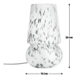 Habitat Rahnn Confetti Glass Table Lamp - Brown 13 Habitat Rahnn Confetti Glass Table Lamp - Brown -Habitat 4637204 R Z017A