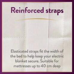 Slumberdown Perfectly Warm Luxury Electric Blanket-King Dual 22 Slumberdown Perfectly Warm Luxury Electric Blanket-King Dual -Habitat 4746731 R Z008A