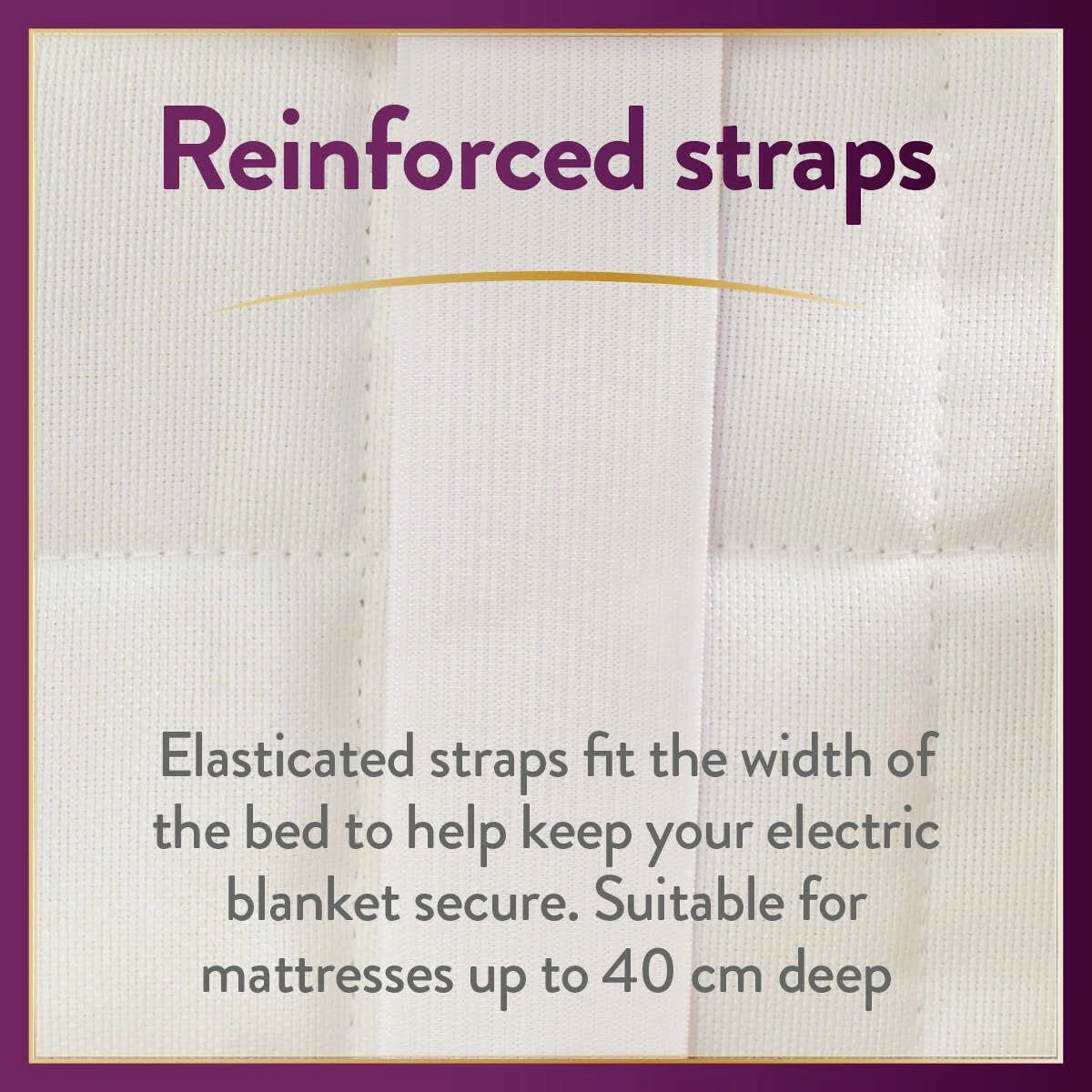 Slumberdown Perfectly Warm Luxury Electric Blanket-King Dual 10 Slumberdown Perfectly Warm Luxury Electric Blanket-King Dual - Image 8