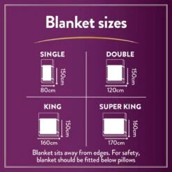 Slumberdown Perfectly Warm Luxury Electric Blanket-King Dual 23 Slumberdown Perfectly Warm Luxury Electric Blanket-King Dual -Habitat 4746731 R Z009A