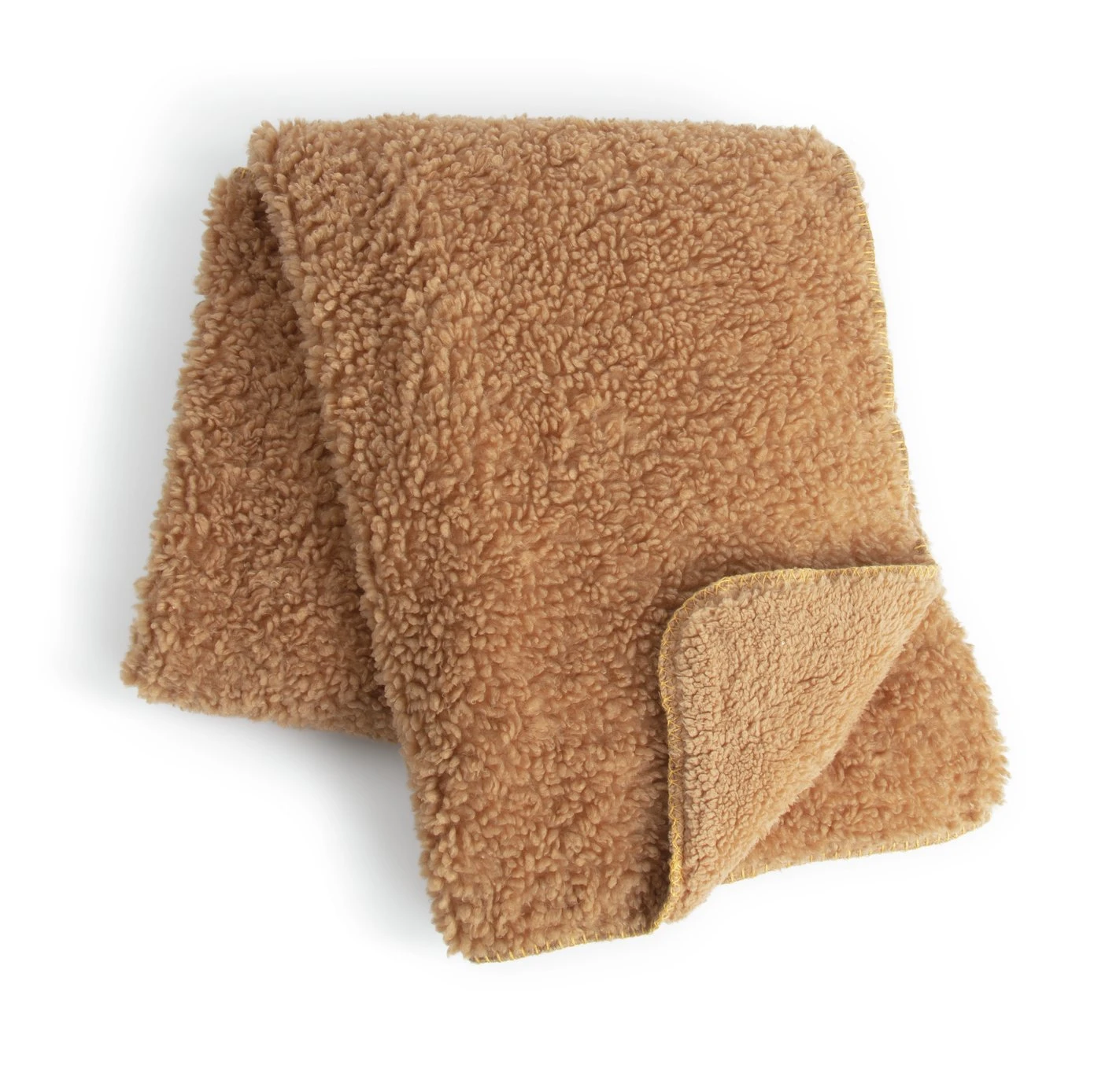 Habitat Snuggle Fleece Throw - Mocha - 125X150cm 3 Habitat Snuggle Fleece Throw - Mocha - 125X150cm