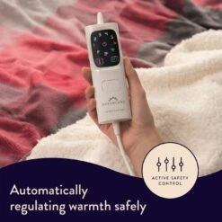 Dreamland Sherpa Tartan Reversible Overblanket -Habitat 4883333 R Z006A