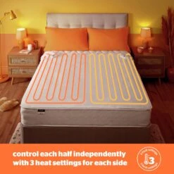 Silentnight Comfort Dual Control Electric Underblanket -King 14 Silentnight Comfort Dual Control Electric Underblanket -King -Habitat 5203929 R Z003A