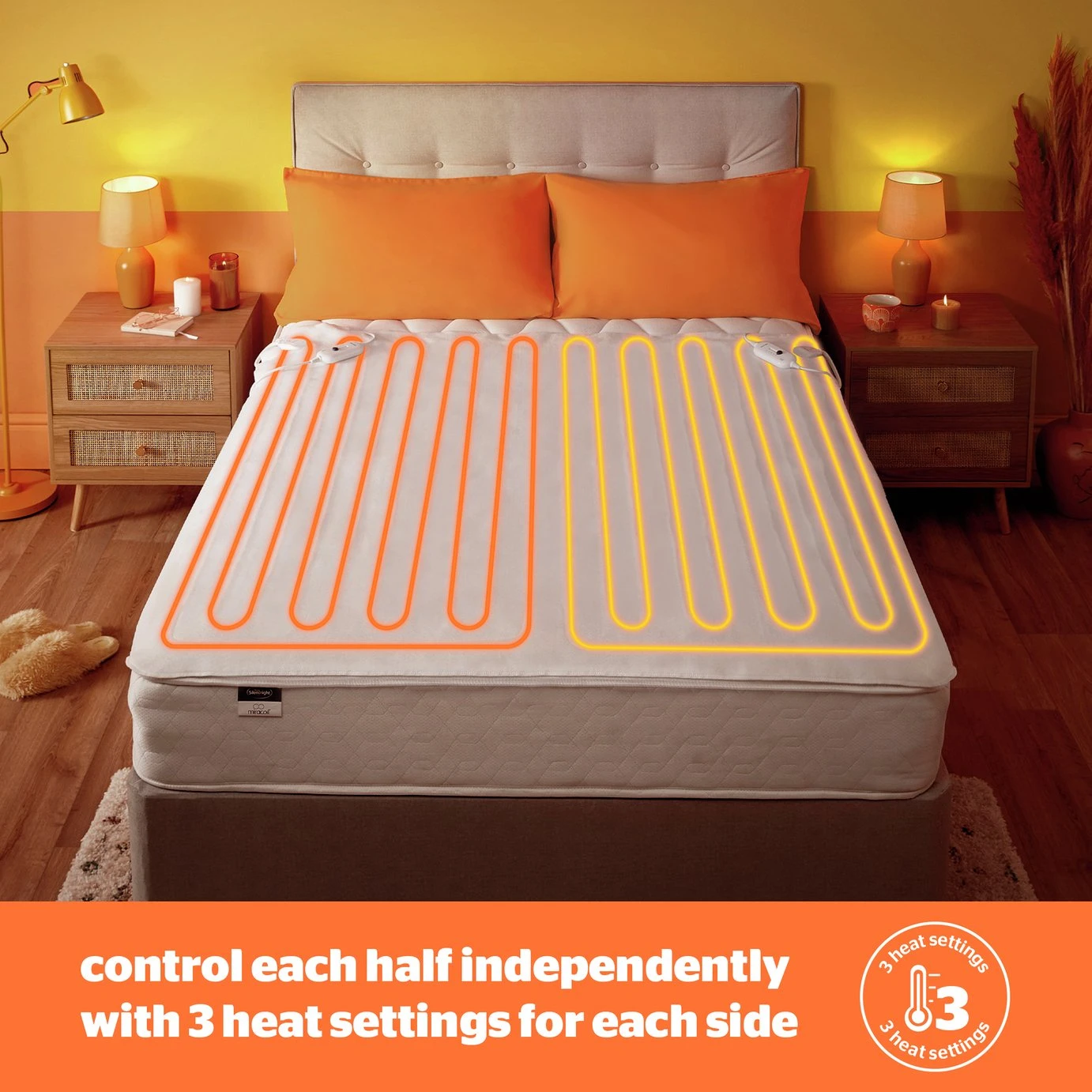 Silentnight Comfort Dual Control Electric Underblanket -King 5 Silentnight Comfort Dual Control Electric Underblanket -King - Image 3