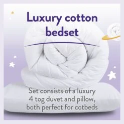 Slumberdown Soft Touch Anti Allergy 4 Tog Kids Duvet-Toddler 22 Slumberdown Soft Touch Anti Allergy 4 Tog Kids Duvet-Toddler -Habitat 5235681 R Z003A