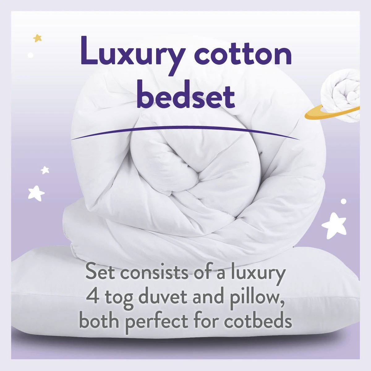 Slumberdown Soft Touch Anti Allergy 4 Tog Kids Duvet-Toddler 5 Slumberdown Soft Touch Anti Allergy 4 Tog Kids Duvet-Toddler - Image 3