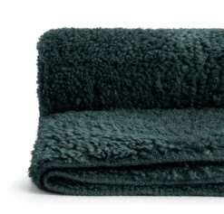Habitat Faux Shearling Throw - Green - 125X150cm 11 Habitat Faux Shearling Throw - Green - 125X150cm -Habitat 5796261 R Z002A