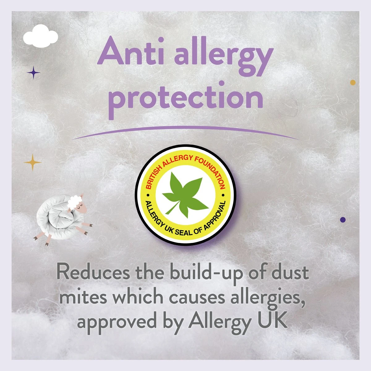 Slumberdown Anti Allergy 4 Tog Kids Duvet - Toddler 9 Slumberdown Anti Allergy 4 Tog Kids Duvet - Toddler - Image 7