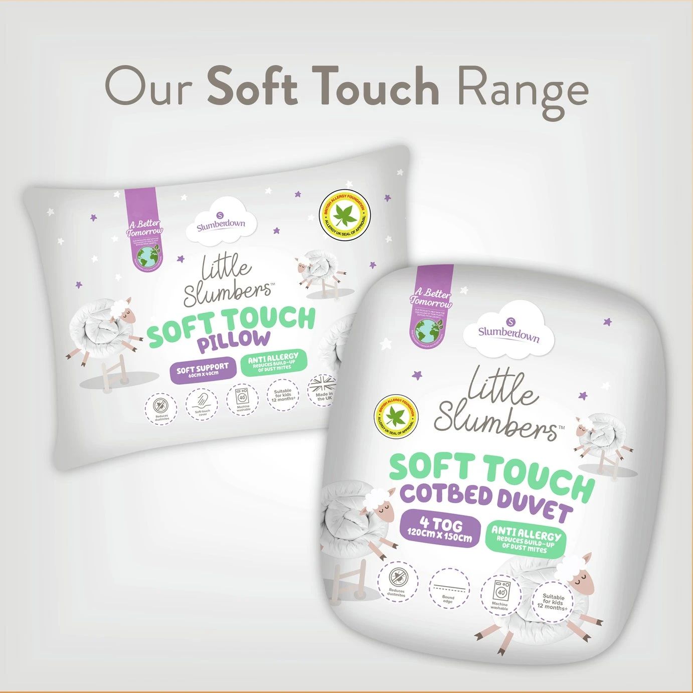 Slumberdown Anti Allergy 4 Tog Kids Duvet - Toddler 16 Slumberdown Anti Allergy 4 Tog Kids Duvet - Toddler - Image 14