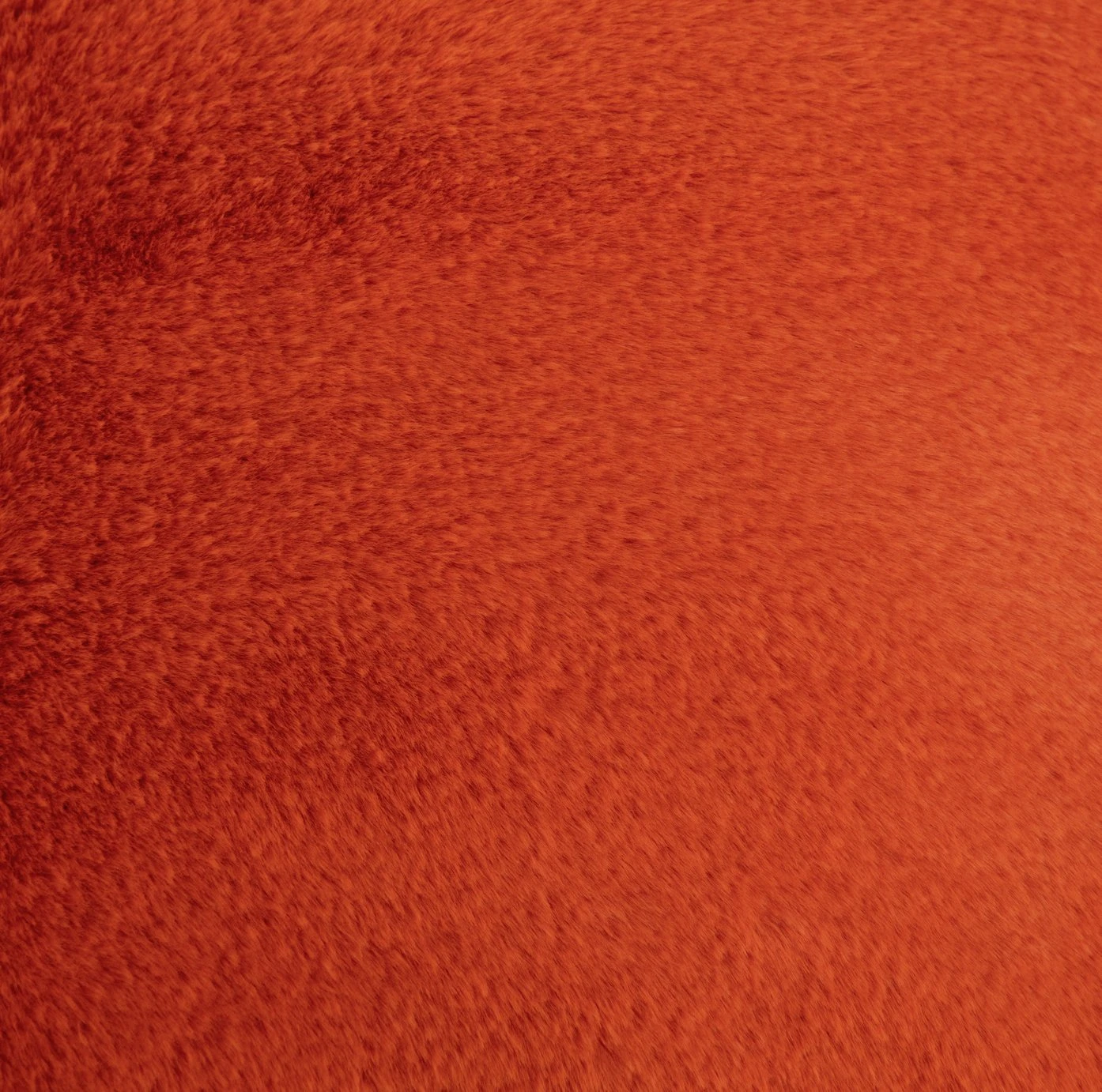 Habitat Plain Faux Fur Cushion - Burnt Orange - 43X43cm 5 Habitat Plain Faux Fur Cushion - Burnt Orange - 43X43cm - Image 3