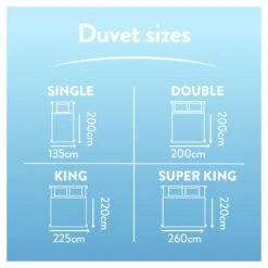 Slumberdown Cotton Comfort 10.5 Tog Duvet - Single -Habitat 7878125 R Z006A