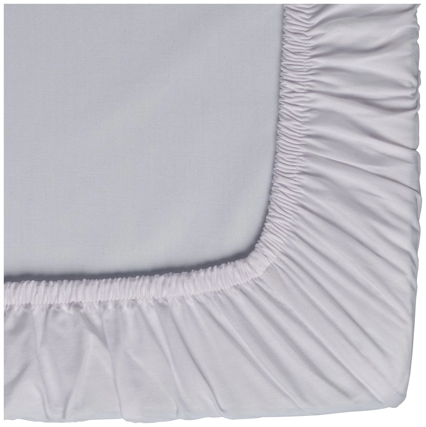 Habitat Pure Cotton 200TC White Fitted Sheet - Single 4 Habitat Pure Cotton 200TC White Fitted Sheet - Single - Image 2