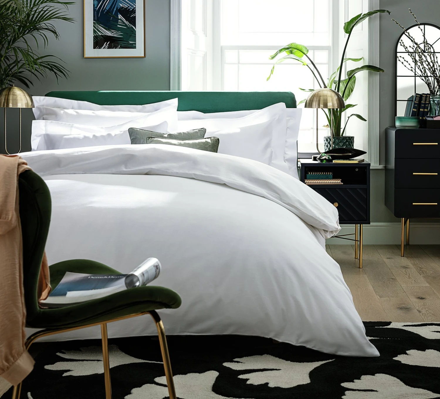 Habitat Egyptian Cotton 400TC White Bedding Set - Single 3 Habitat Egyptian Cotton 400TC White Bedding Set - Single