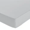 Habitat Pure Cotton 200TC Grey Deep Fitted Sheet - Single -Habitat 8243089 R Z001A