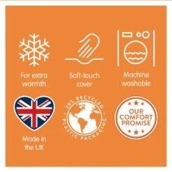 Slumberdown Extra Warm 15 Tog Duvet - Single -Habitat 8268260 R Z009A