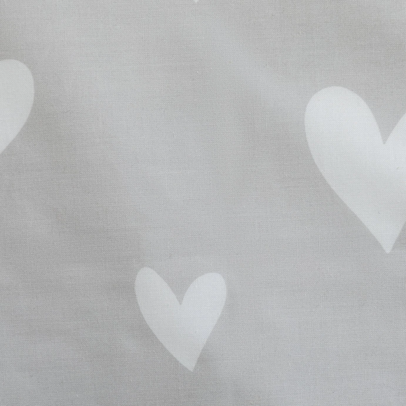 Habitat Hearts Grey & White Bedding Set - Single 4 Habitat Hearts Grey & White Bedding Set - Single - Image 2