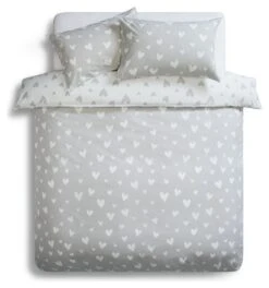 Habitat Hearts Grey & White Bedding Set - Single 14 Habitat Hearts Grey & White Bedding Set - Single -Habitat 8291251 R Z004A