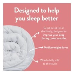 Slumberdown Winter Warm 13.5 Tog Duvet - Single 14 Slumberdown Winter Warm 13.5 Tog Duvet - Single -Habitat 8353144 R Z003A