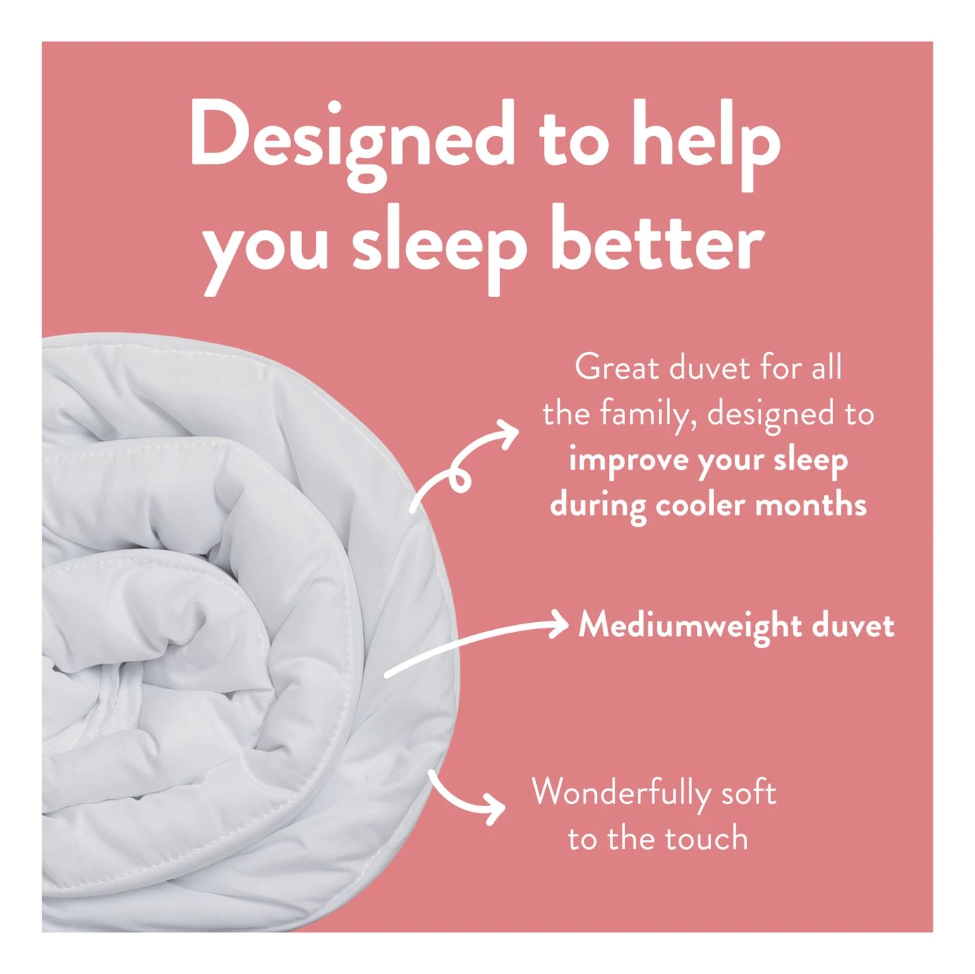 Slumberdown Winter Warm 13.5 Tog Duvet - Single 5 Slumberdown Winter Warm 13.5 Tog Duvet - Single - Image 3