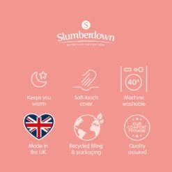 Slumberdown Winter Warm 13.5 Tog Duvet - Single 21 Slumberdown Winter Warm 13.5 Tog Duvet - Single -Habitat 8353144 R Z011A
