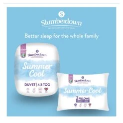 Slumberdown Summer Cool 4.5 Tog Duvet - Single -Habitat 8356756 R Z009A