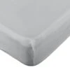 Habitat Pure Cotton 200TC Grey Fitted Sheet - Single 1 Habitat Pure Cotton 200TC Grey Fitted Sheet - Single -Habitat 8364786 R Z001A