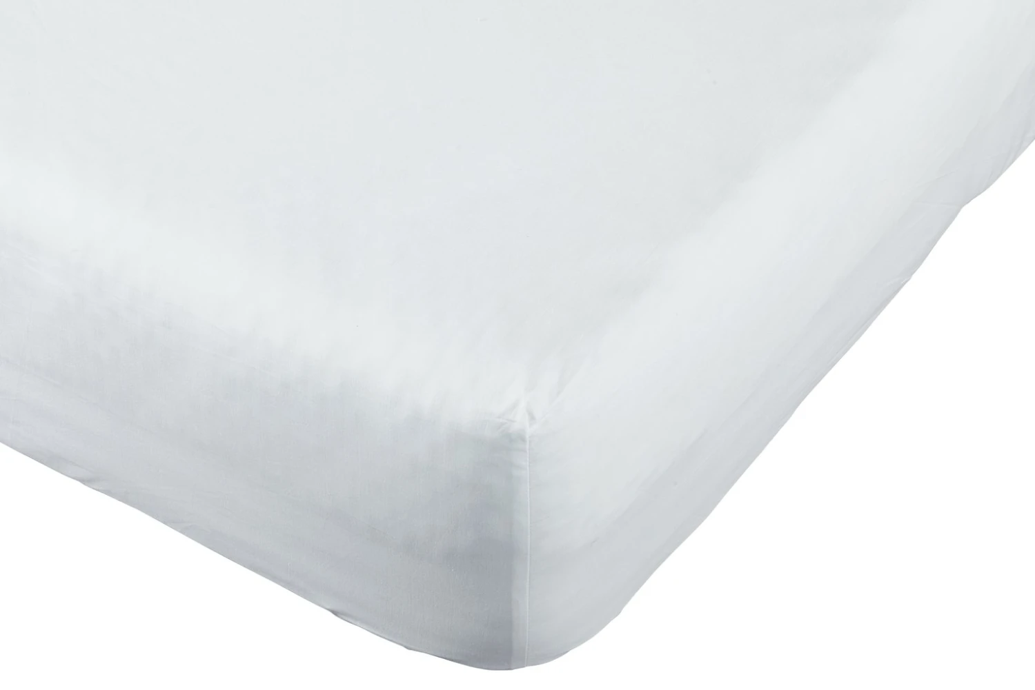 Habitat Pure Cotton 200TC White Deep Fitted Sheet - Single 3 Habitat Pure Cotton 200TC White Deep Fitted Sheet - Single