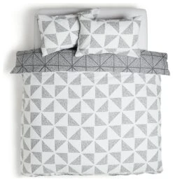 Habitat Stockholm Diamond Dash Grey Bedding Set - Single 14 Habitat Stockholm Diamond Dash Grey Bedding Set - Single -Habitat 8671022 R Z004A