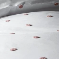 Habitat Tufted Spot Blush Pink Bedding Set - Single 12 Habitat Tufted Spot Blush Pink Bedding Set - Single -Habitat 8741897 R Z004A