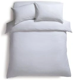 Habitat Stonewashed Cotton Plain White Bedding Set - Single 9 Habitat Stonewashed Cotton Plain White Bedding Set - Single -Habitat 8761781 R Z002A