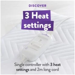 Slumberdown Warm And Cosy Electric Underblanket - Single 17 Slumberdown Warm And Cosy Electric Underblanket - Single -Habitat 8888602 R Z004A