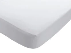 New Products 2 Habitat Stonewashed Plain White Flat Sheet - Single
