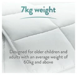 Slumberdown Wellbeing Weighted Adults Blanket - 7kg -Habitat 8942919 R Z007A